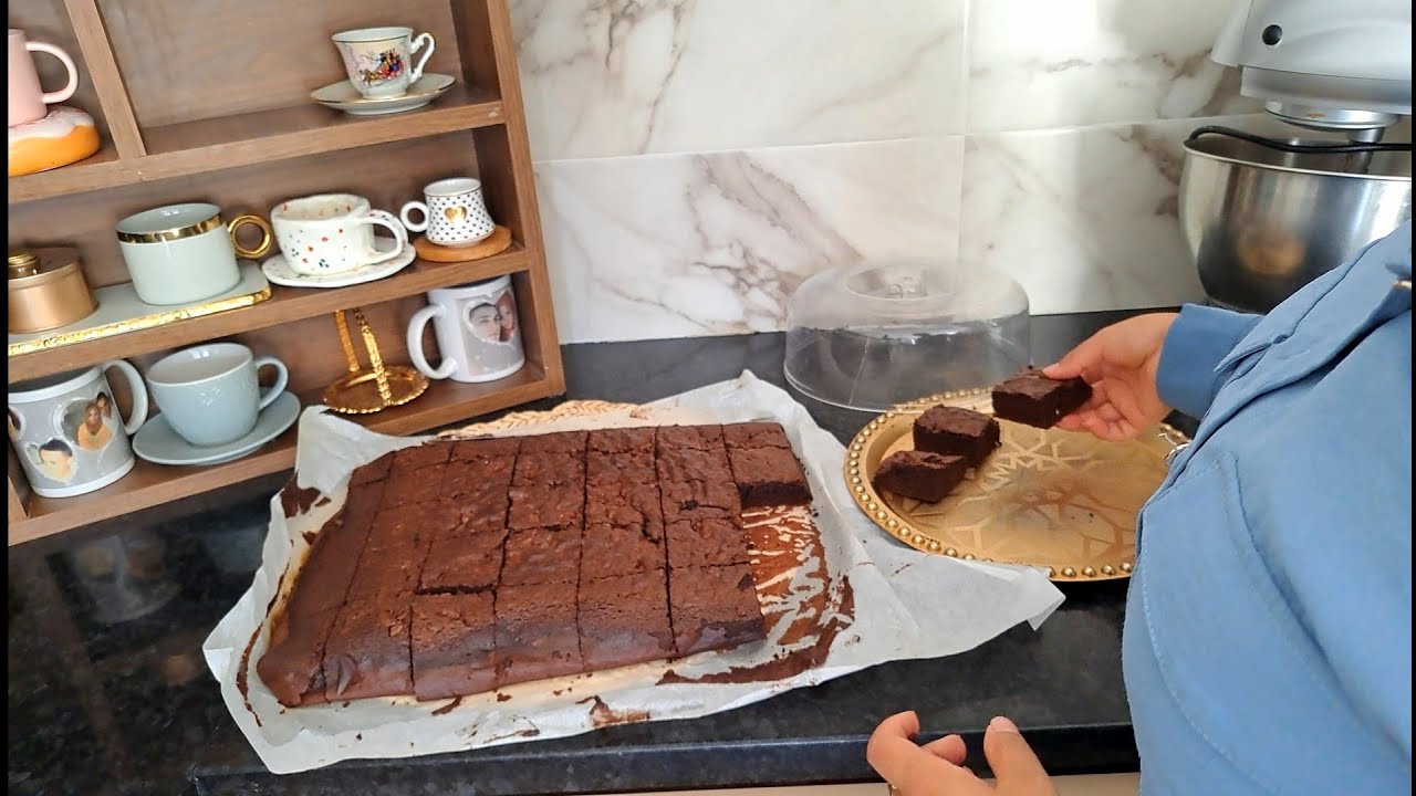 تحضيرات جديدة و تغييرات على الأبواب، نقصت على روحي اليوم ،براونيز بمكونات بسيطة