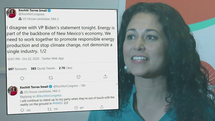 Rep. Xochitl Torres Small's energy Tweet gets back...