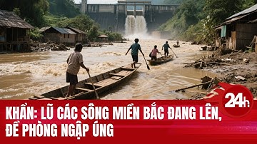 KHẨN: Lũ các sông miền Bắc đang lên, đề phòng ngập úng ! | Toàn cảnh 24h