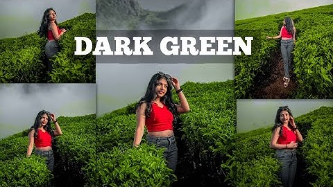 DARK GREEN COLOUR OUTDOOR ll PRESET LIGHTROOM TRENDING MAX EDITING ll NEW  PRESET FREE ✅