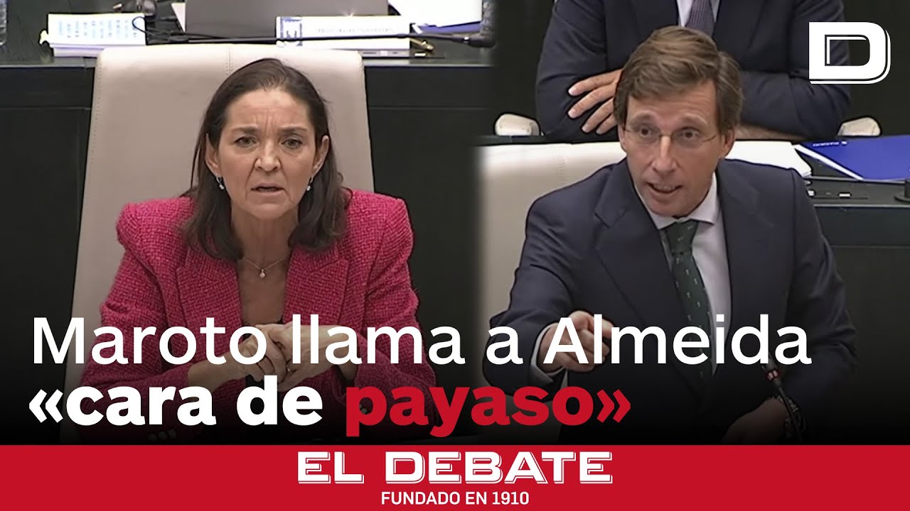 Almeida estalla contra Reyes Maroto tras llamarle «cara de payaso»: «Hasta aquí hemos llegado»