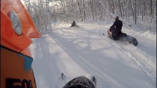 U.P. Backcountry Snowmobiling 2017