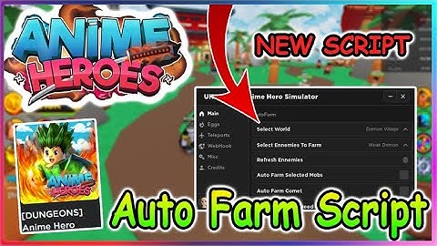 Roblox Anime Hero Simulator Script - Auto Farm GUI & More 2022