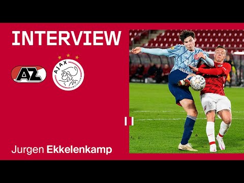 Ekkelenkamp: 'Explosie van blijheid in de kleedkamer' | Reactie na AZ - Ajax | KNVB Beker