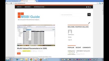 MSBI Training Part 1