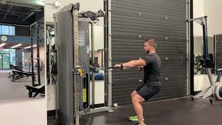 Standing Alternating Cable Row