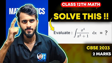 INTEGRATION PYQ|Class 12th Math| 2 Marks|@MunilSirMaths|Boards PYQ| Full Concept| Quick Revision|