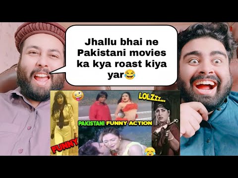 PAKISTANI MOVIES FUNNY ACTION SCENE ROAST | JHALLU BHAI | Pakistani Reaction