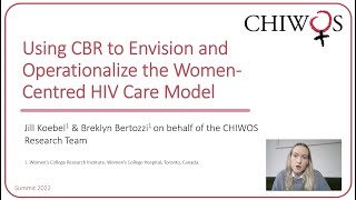Using CBR to Envision and Operationalize the Women-Centred HIV Care Model