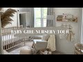 Baby girl nursery tour  boho  neutral  less than 1000