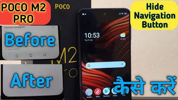 How To Hide Navigation Button in Poco M2PRO,How To Hide Navigation System in Poco M2Pro,Comefortrick