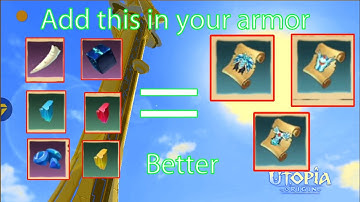 Utopia:Origin Make your armor better