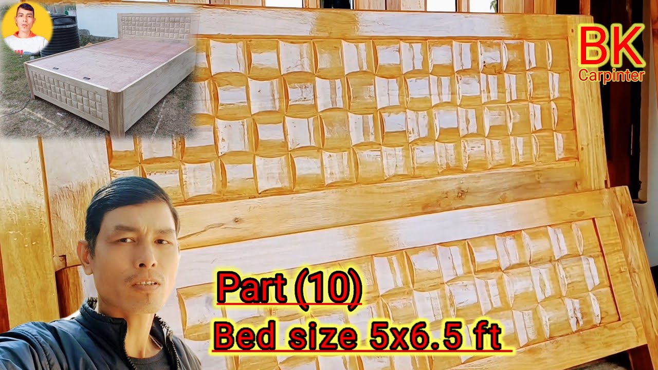 Touch Wood Paint Polish on Wooden Bed Natural Color wood polish