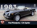 Jan Garbacz: Pininfarina 124 spider azzurra / Fiat 124 Spider Włoski kabriolet dla Amerykanina