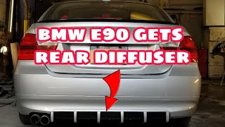 Player Profile BMW e90 custom diffuser / paint