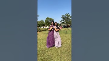 Saree ke Fall Sa 👀♥️ #dance #dancechallege #bollywoodsongs #saree #dancingduo