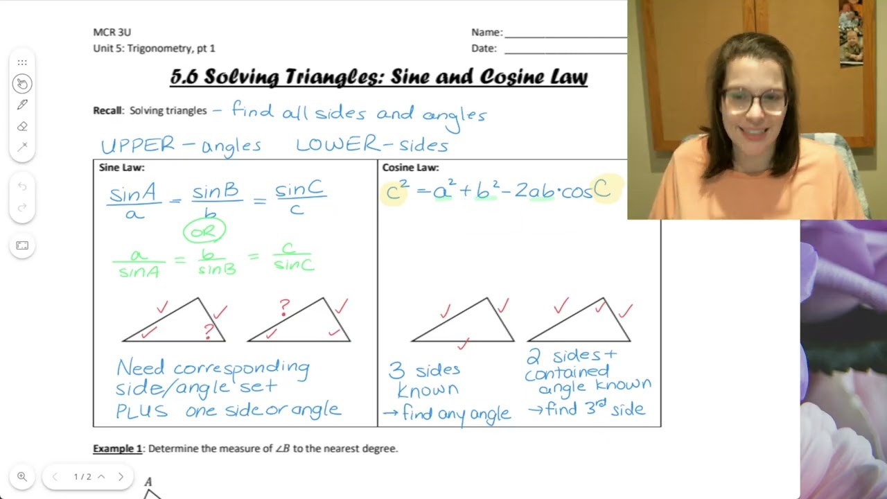 5.6 Solving Triangles