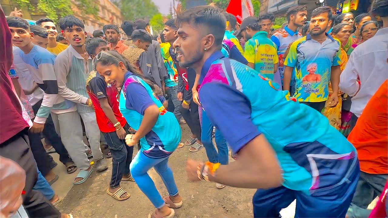 9 August जागतिक आदिवासी दिन 2025 | एक नंबर Dance ना पुर्ण PUBLIC चा | RAHUL BEATS  Banjo Premi kavi 