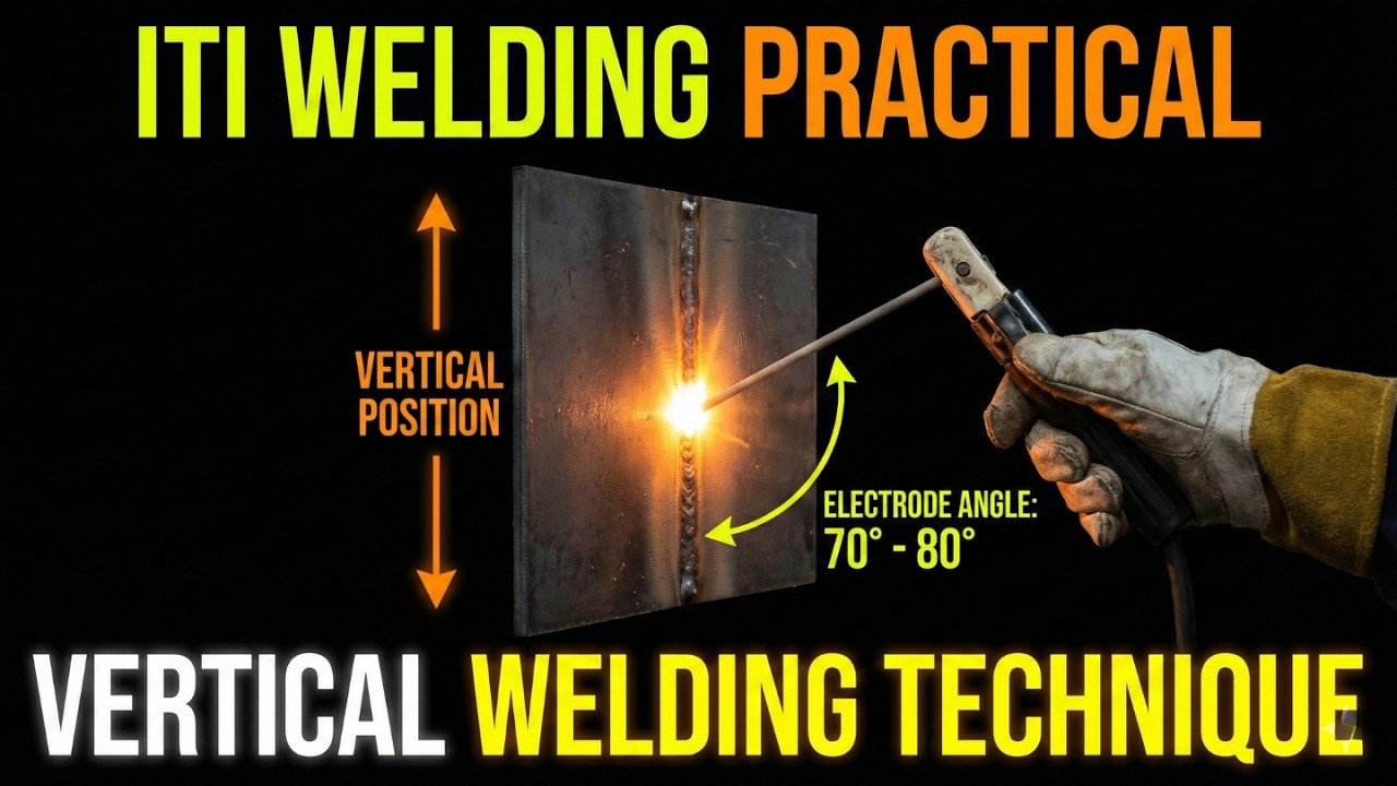 How to Do Vertical Welding? | ITI Welder Practical Class | Vertical Position