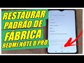 COMO FAZER A RESTAURAÇÃO DE FÁBRICA NO CELULAR XIAOMI REDMI NOTE 8 PRO