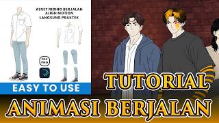 CARA MEMBUAT  ANIMASI BERJALAN PAKE ALIGHMOTION - Drama Animasi