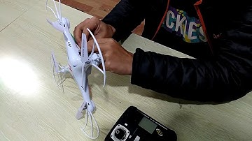 How to replace batteries for SYMA X5SW