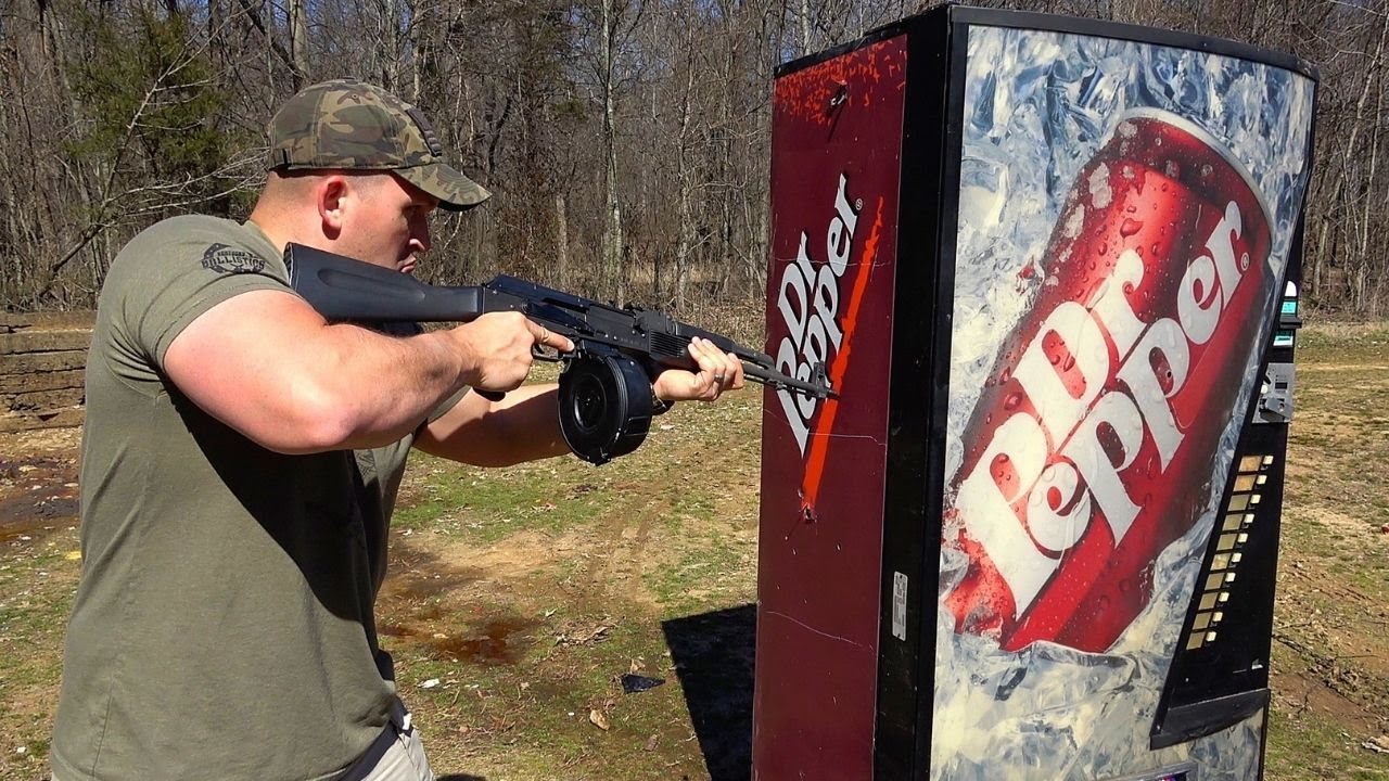 Full Auto AK & 458 Socom vs Soda Machine (Full Auto Friday)