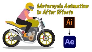 Motorcycle or MotorBIke Animation in After Effects (Beginner Tutorial) screenshot 5