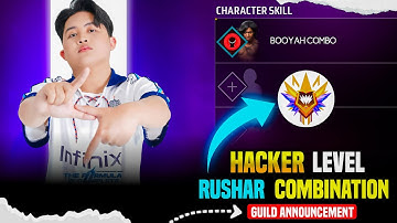 BR RANK BEST RUSHER CHARACTER COMBINATION | BEST CHARACTER SKILL FOR BR RANK