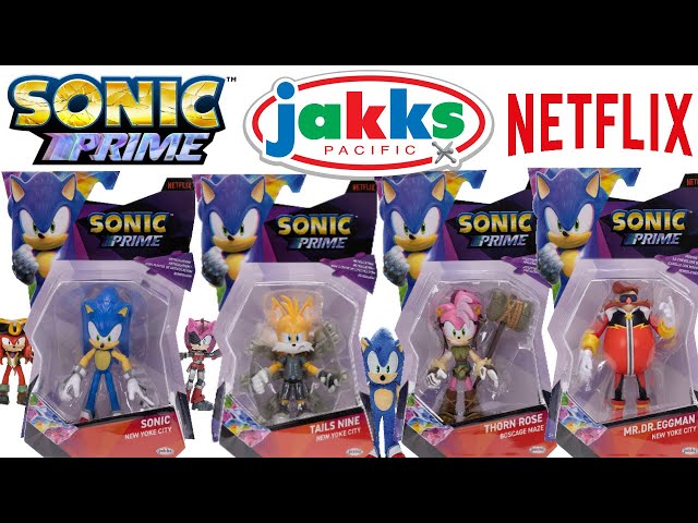 Sonic Prime Figures Thorn Rose Eggman Tails Nine Sonic Hedgehog Netflix