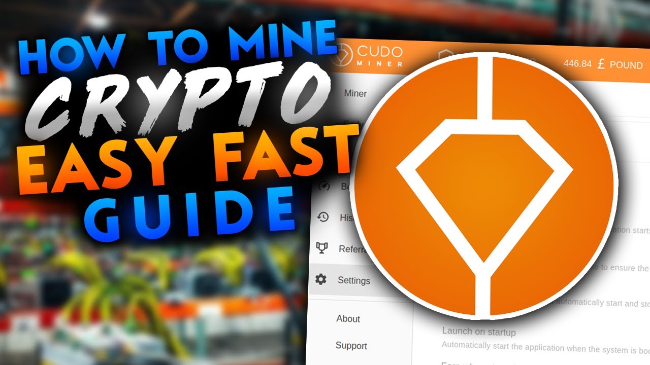 How to mine Crypto Easy Fast guide Cudo Miner - YouTube