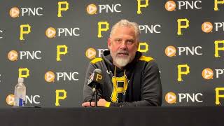 Derek Shelton, Pirates, on accountability