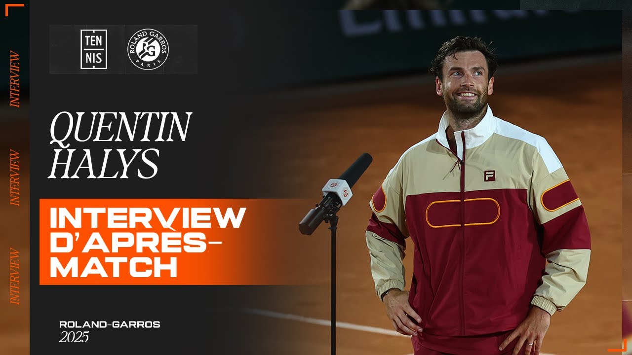 Quentin Halys QUALIFIÉ pour le deuxième tour | Roland-Garros 2025