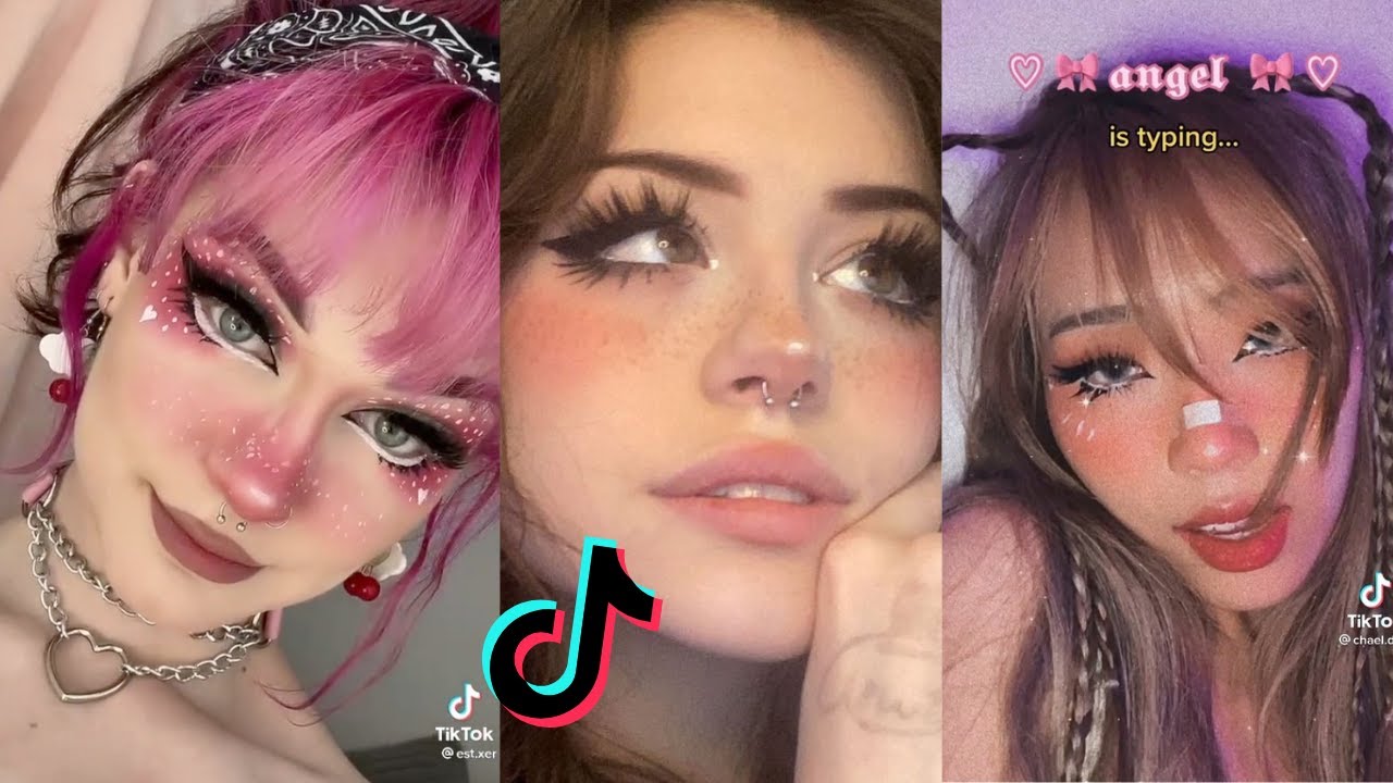 E-Girl Makeup Tutorial TikTok Compilation ✨ - YouTube