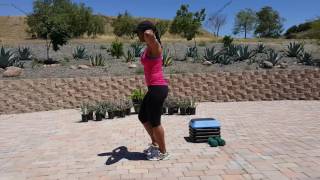 Prisoner Walking Lunges with Rotation