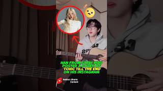 Han from straykids singing Rosé's song 😱 #blackpink #straykids #song #rosé #han #stays #blinks #fypシ