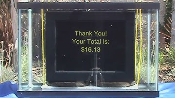 Delphi Display Systems Order Confirmation Display Underwater Test.wmv