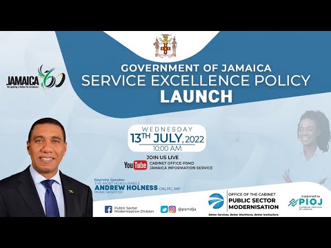 JISTV | Government of Jamaica’s Service Excellence Policy Launch