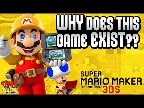 A Critical Look At The Most PERPLEXING Game EVER Made- Super Mario Maker For Nintendo 3DS