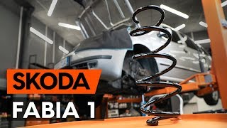 Hvordan skifte Spiralfjær på SKODA FABIA Combi (6Y5) - videoguide