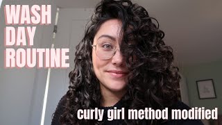 CHATTY WASH DAY ROUTINE | GEL MOUSSE GEL TECHNIQUE | CURLY GIRL METHOD | JODIE IZZO