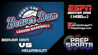 Legion Baseball - Beaver Dam Post 146 vs Kewaskum