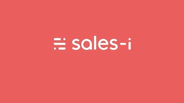 Why sales-i? | Overview | sales-i