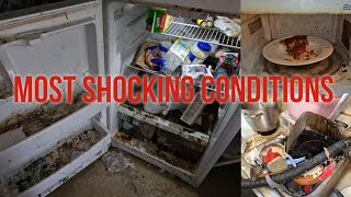 The Most Detailed  Kitchen Cleaning (mice, rotten food, grease and dirt)