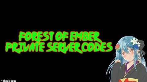 Free Forest of Ember Private Server Codes! Shindo Life