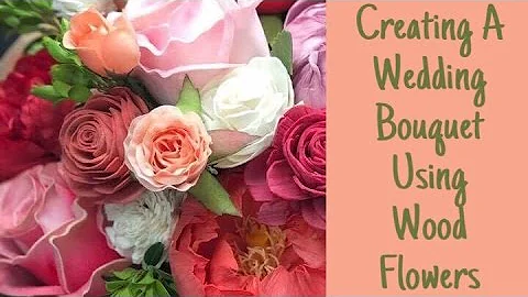 Sola Wood Flower: Creating a wedding bouquet