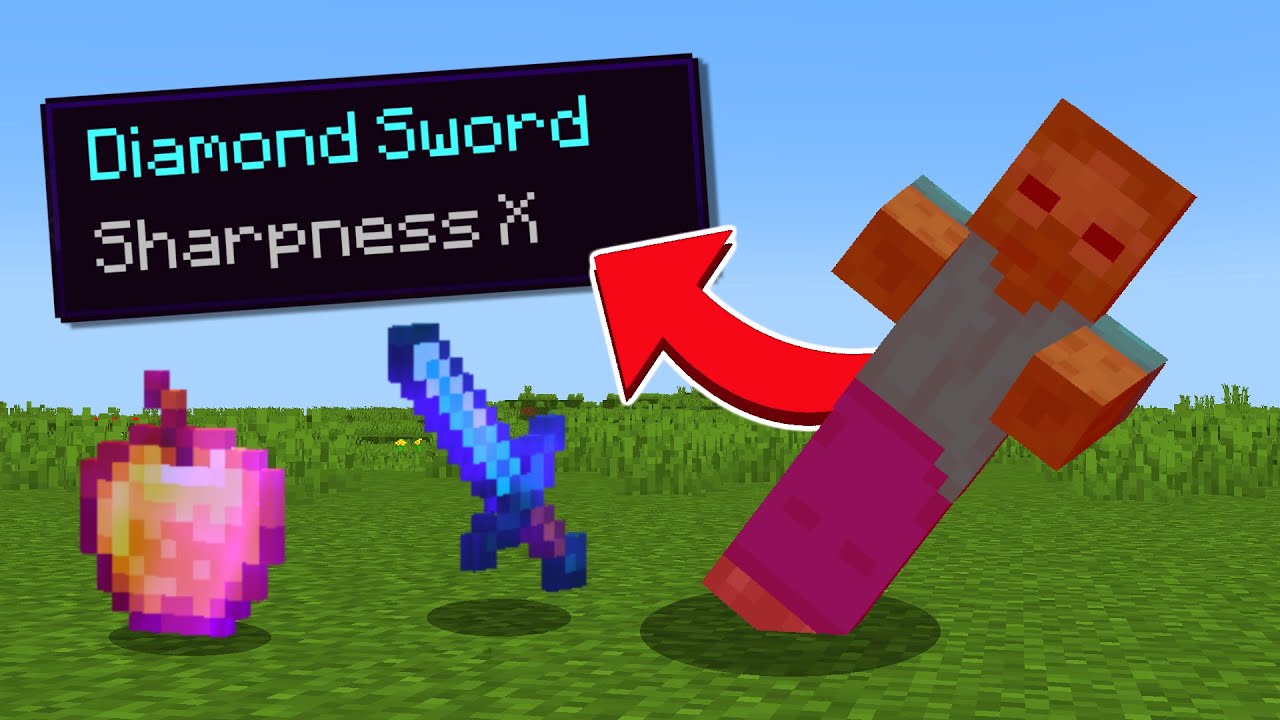 Minecraft, But Mobs Drop Random Items - YouTube