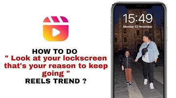 How to do "look at your lockscreen that