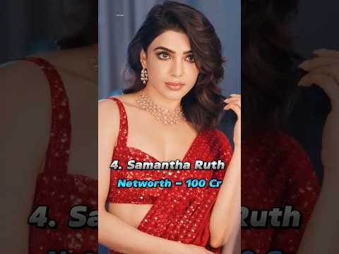 Top 10 Richest 🤑 South Indian Actress In 2025 #shorts #ytshorts