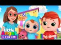 Baby John&#39;s First Day At School | Little Angel And Friends Kid Songs